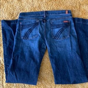 7 for all mankind dojo flare jeans